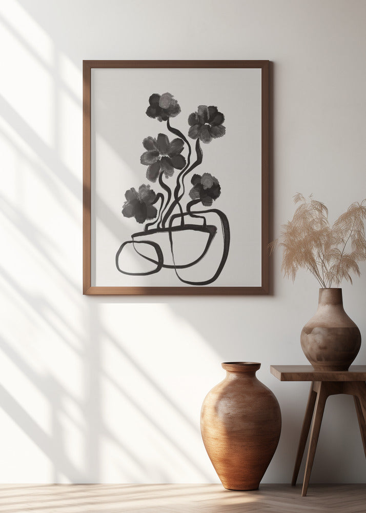 Grayflowers Poster